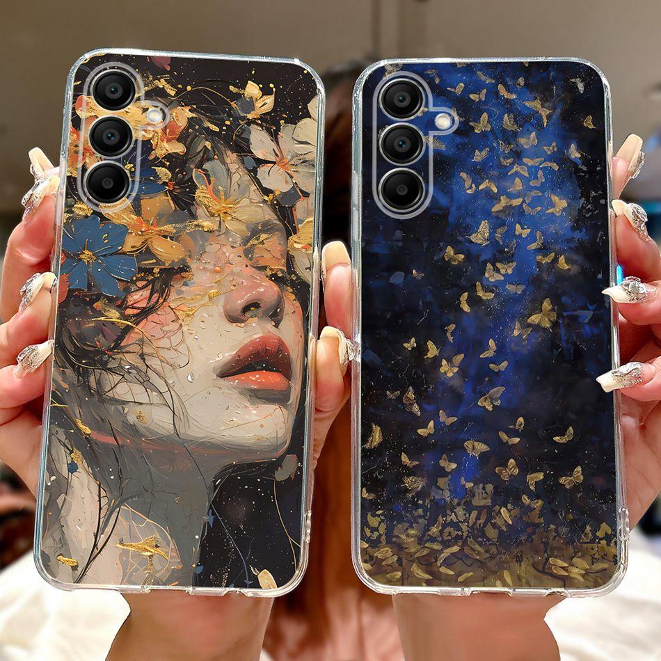 For Samsung Galaxy A16 SM-A165F A166B Cool Dragon Tiger Painting Phone Case For Samsung A16 5G 4G Soft Silicone TPU Cases