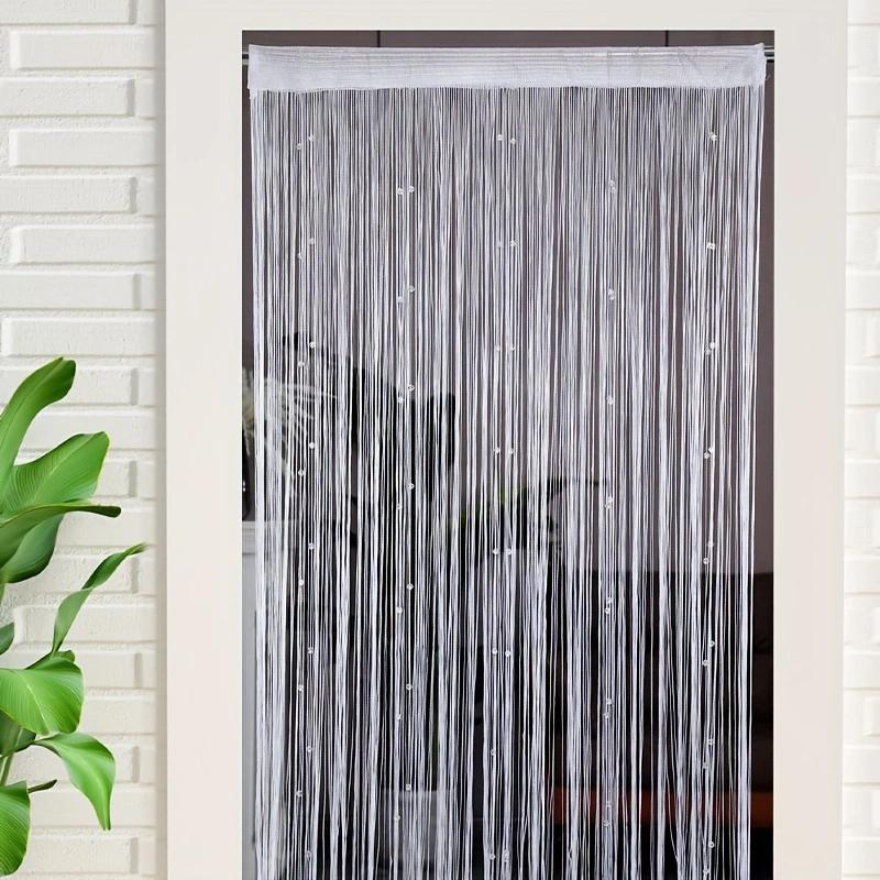 Beaded Curtain Door String Curtains for Doorway Tassels Beads Hanging Fringe Hippie Room Divider Window Hallway Entrance Bedroom