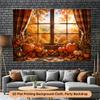 1 Piece of 2D Flat Background Fabric Autumn Scene Background Fabric for Window display.PMJ