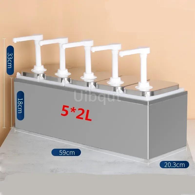 Condiment Pump Dispenser Syrup Fructose Squeeze Bottle Hand Pressed Plastic Sugar Press Sauce Pump Squeeze Milk Tea Shop Bottle