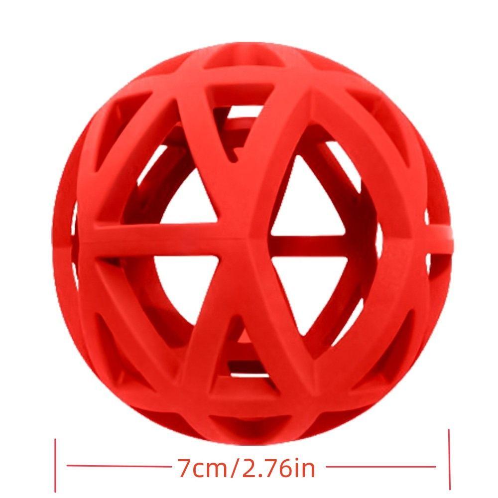 Interactive Rubber Bite Resistant Dog Toy Hollow Balls Pet Accessories Dog Chewing Toys