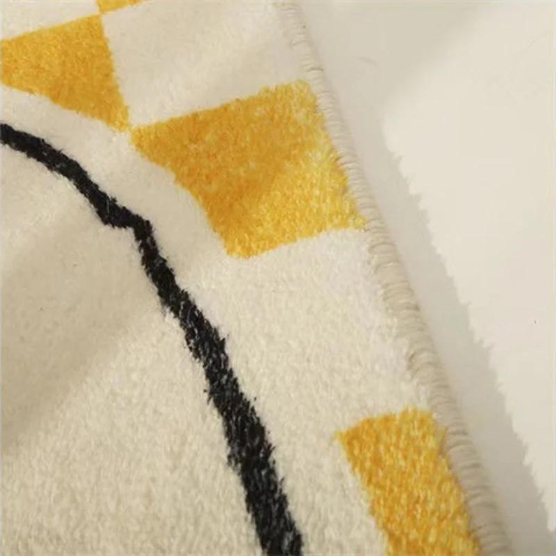 Irregular Shape Living Room Decoration Fruit Carpet Thick Plush Rugs for Bedroom Fluffy Soft Lounge Floor Mat Home Anti-slip Rug