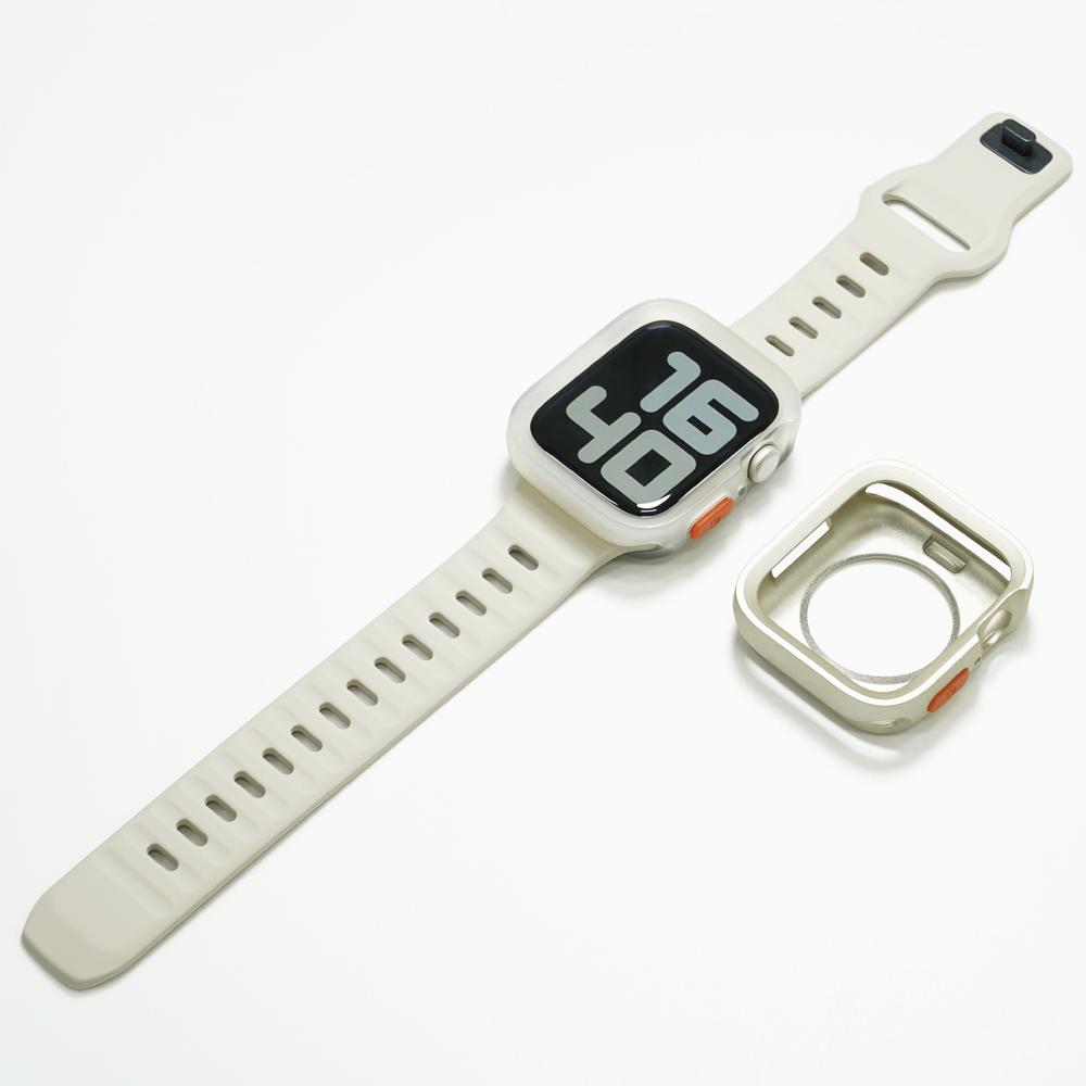 Biltin Apple Watch Strap Integrated Case Silicone Band 10 9 8 7 Se2 Se (A Type)