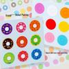 Montessori Wooden Donut Matching Puzzle: Early Education Color Recognition & Brain Training for Children