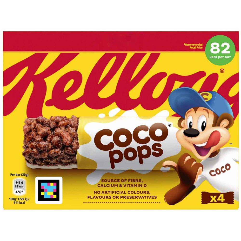 Батончики Kellogg's Coco Pops 4 шт.