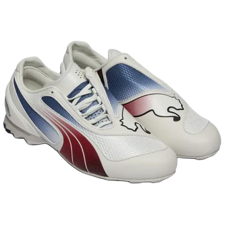 Puma V-S1 Vapor Grey Dark Crimson Unisex Sneakers 402951-06