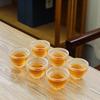 Thickened, heat-resistant glass tea cup for home use – transparent, Gongfu style, ideal for tea tasting. Large host cup, perfect for enjoying tea.