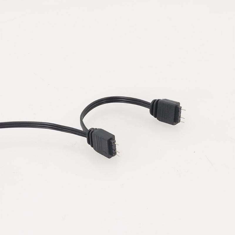 ARGB Adapter Cable 4pin To 3Pin Enhances Lighting Effects 4Pin To 5V 3Pin Devices Splitter For HDLL120