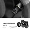 5pcs Car Wheel Valve Cap Dust Protection Cover Theftproof Stem For Toyota 86 Harrier Vellfire Alphard Avensis Rav4