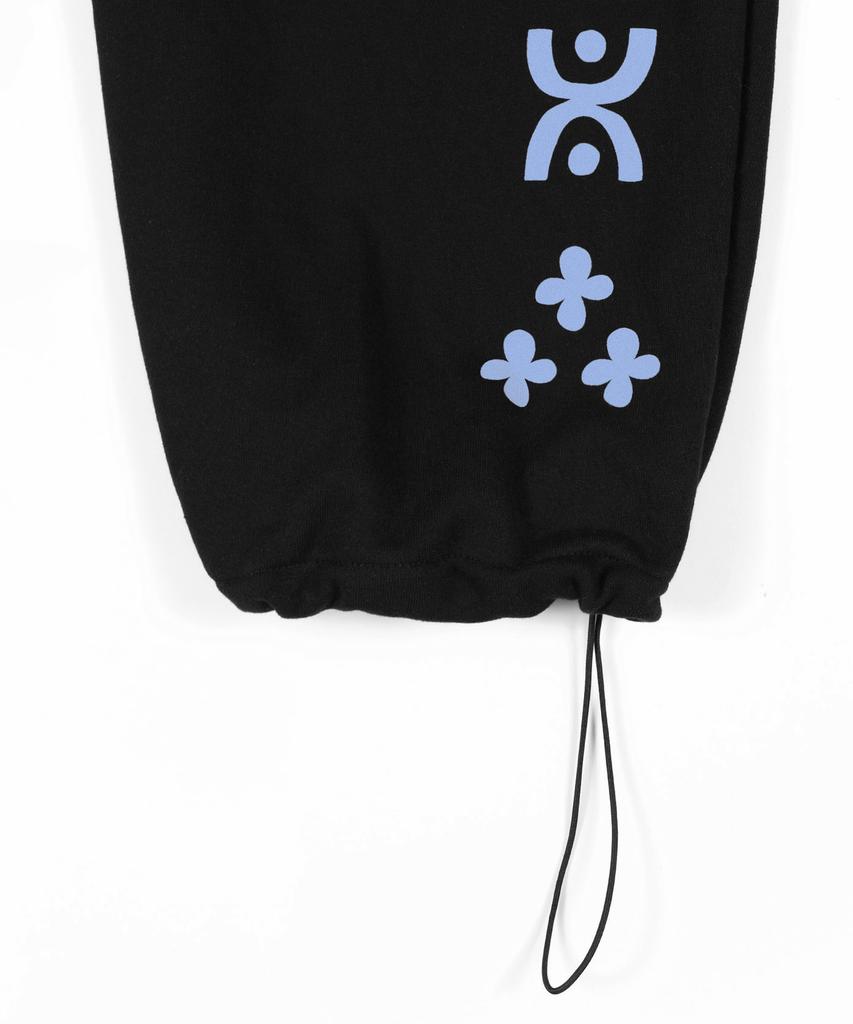 KAIFAI Glyph Sweatpants (Black) K25Zc179
