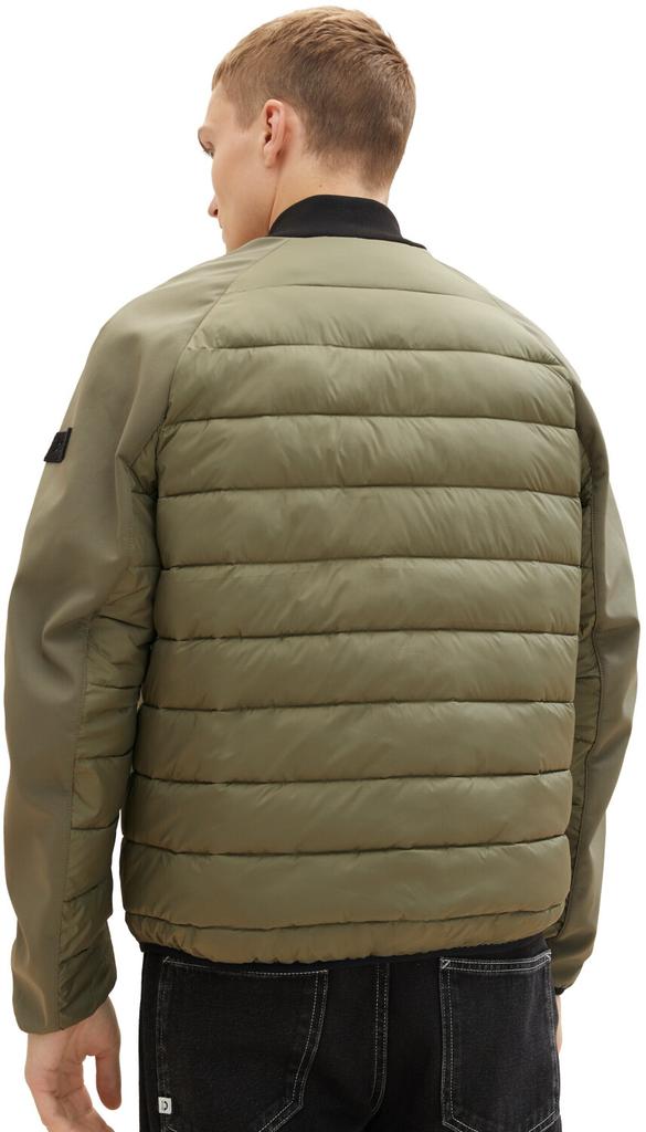 Mid-season Denim Hybrid Jacket Tom Tailor - REPREVE Our Ocean (1036190) Repreve(R) Ocean(R) Dusty Olive Green