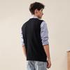 Komom Boka Men's V-Neck Wool Knit Vest