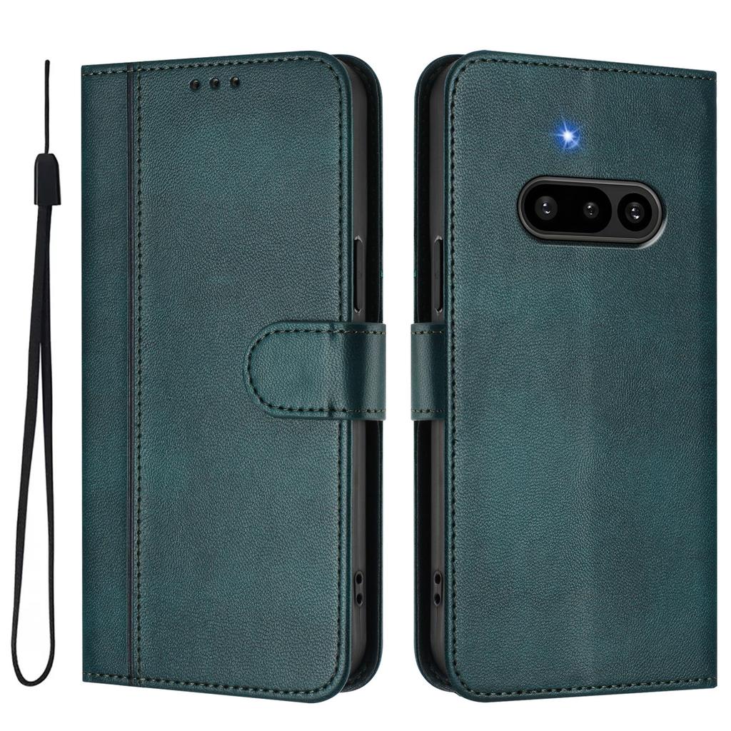 Pentru Nimic Telefon (3a) Huse Portofel Suport Textură Retro Piele Husă Telefon cu Șnur