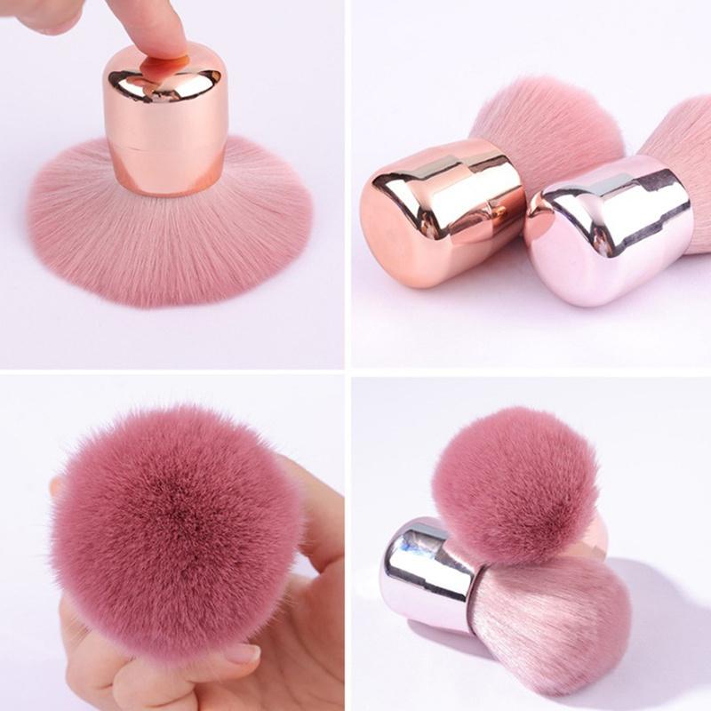 Professionelle Nagelkunst Pilzpinsel Rund Farbe Gel Staub Reinigung Make-up Pinsel Maniküre Zubehör Ausrüstung Werkzeuge