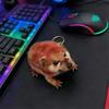 Built-in Sound Device Warrior Shield Plush Doll Keychain Talking Bag Pendant  Key Decoration