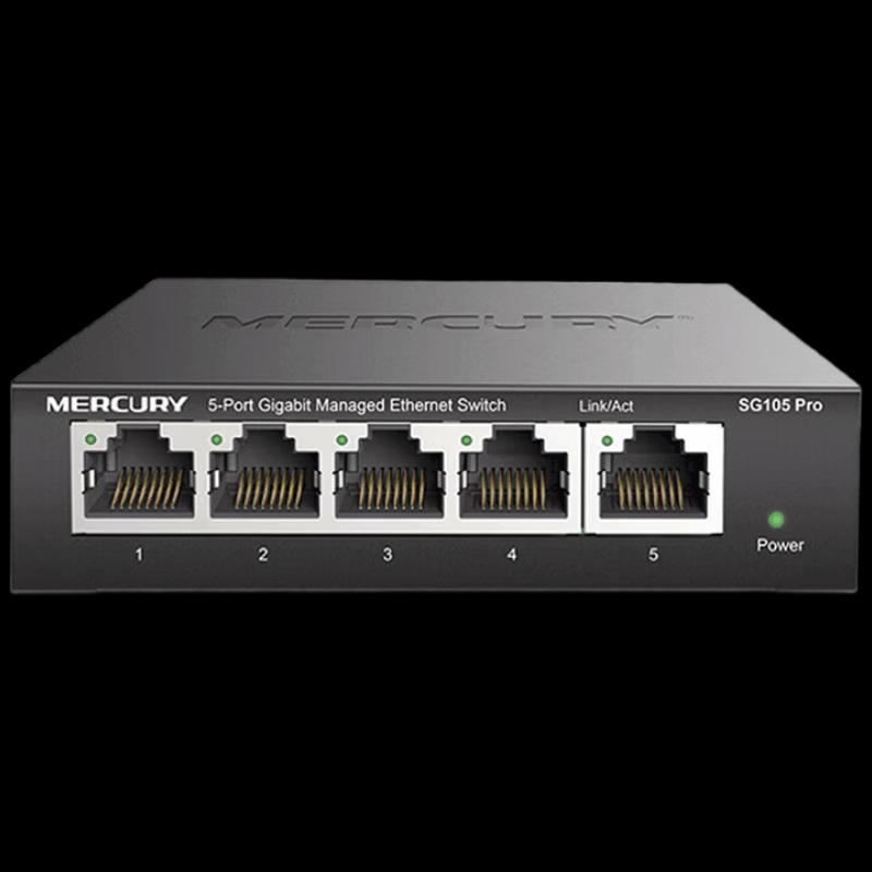 

Mercury SG105 Pro 5-Port Gigabit Smart Managed Switch