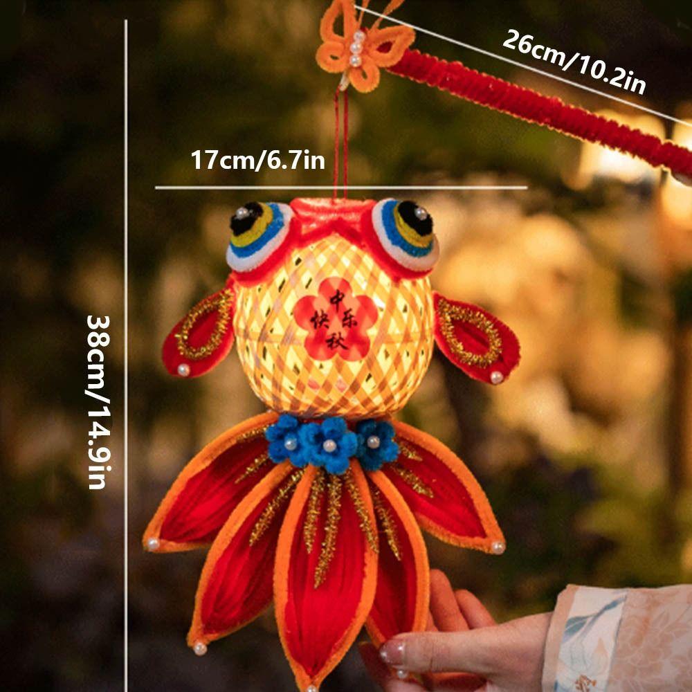 Hand Made Carp Lantern Luminous Mid Autumn  Festival  Lantern  Mid-Autumn Festival