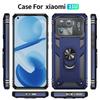 Für Xiaomi Mi 11 Ultra Hülle Stoßfeste Rüstung Metallring Telefonhüllen Für Xiaomi Mi11 Ultra Standhalter Rückseite