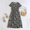 Southeast Asia Elegant Age-Reversing Midi Dress for Middle-Aged Women