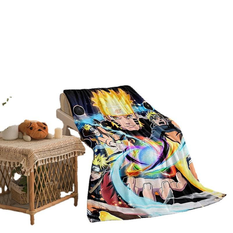 Cartoon Animation Hokage Series Double Sided Flannel 3D Digital Printing Blanket Blanket