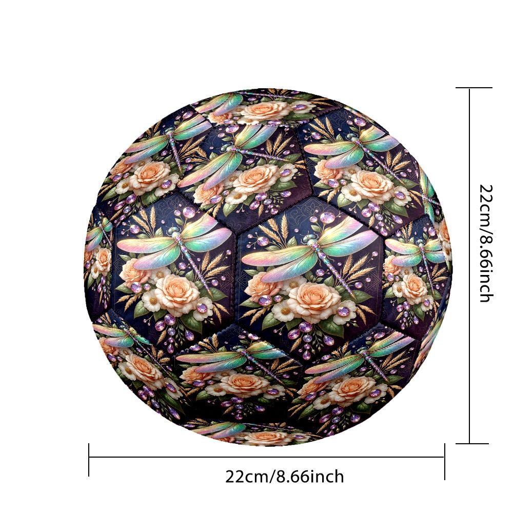 1pc Dragonfly Garden Size 5 Soccer Ball Professional Lightweight Durable Match Training Football Indoor &Outdoor Sports BallTraining Ball Y71