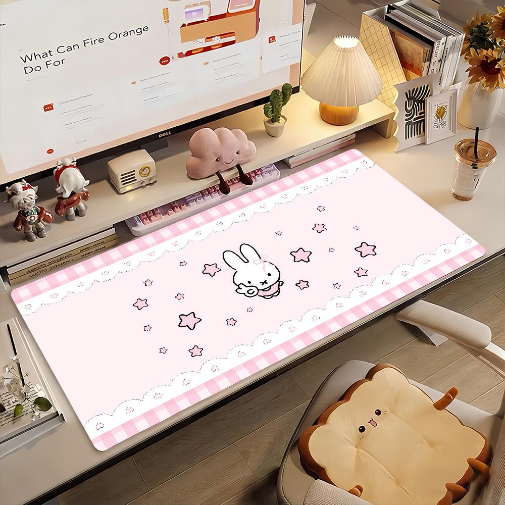 Cute Miffy Mouse Pad Computer Laptop Rubber Non-slip Mouse Mat Mousepad Gamers Decoracion Desk Mat