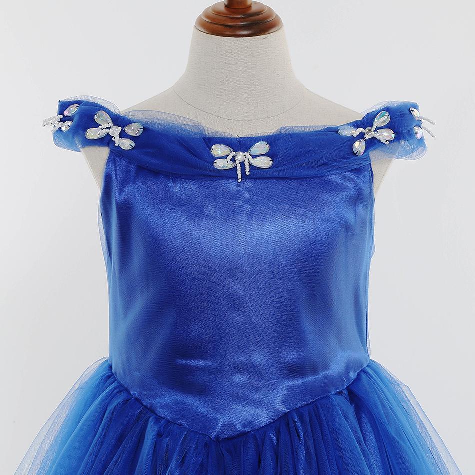 Cinderella Princess Dress - Girls' Summer Halloween Costume