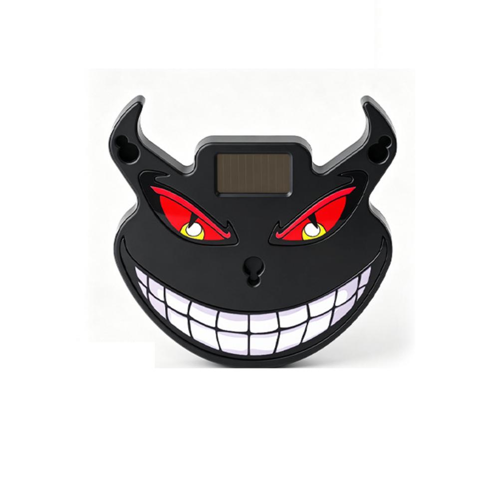 Suction Cup Solar LED Warning Light Eye Shape Parking Warning Light SUV Window