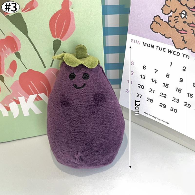 Vegetable Mini Food Plush Keychain Cute Potato Stuffed Keychains Backpack Pendant Car Keyrings Party Favors Classroom Prizes
