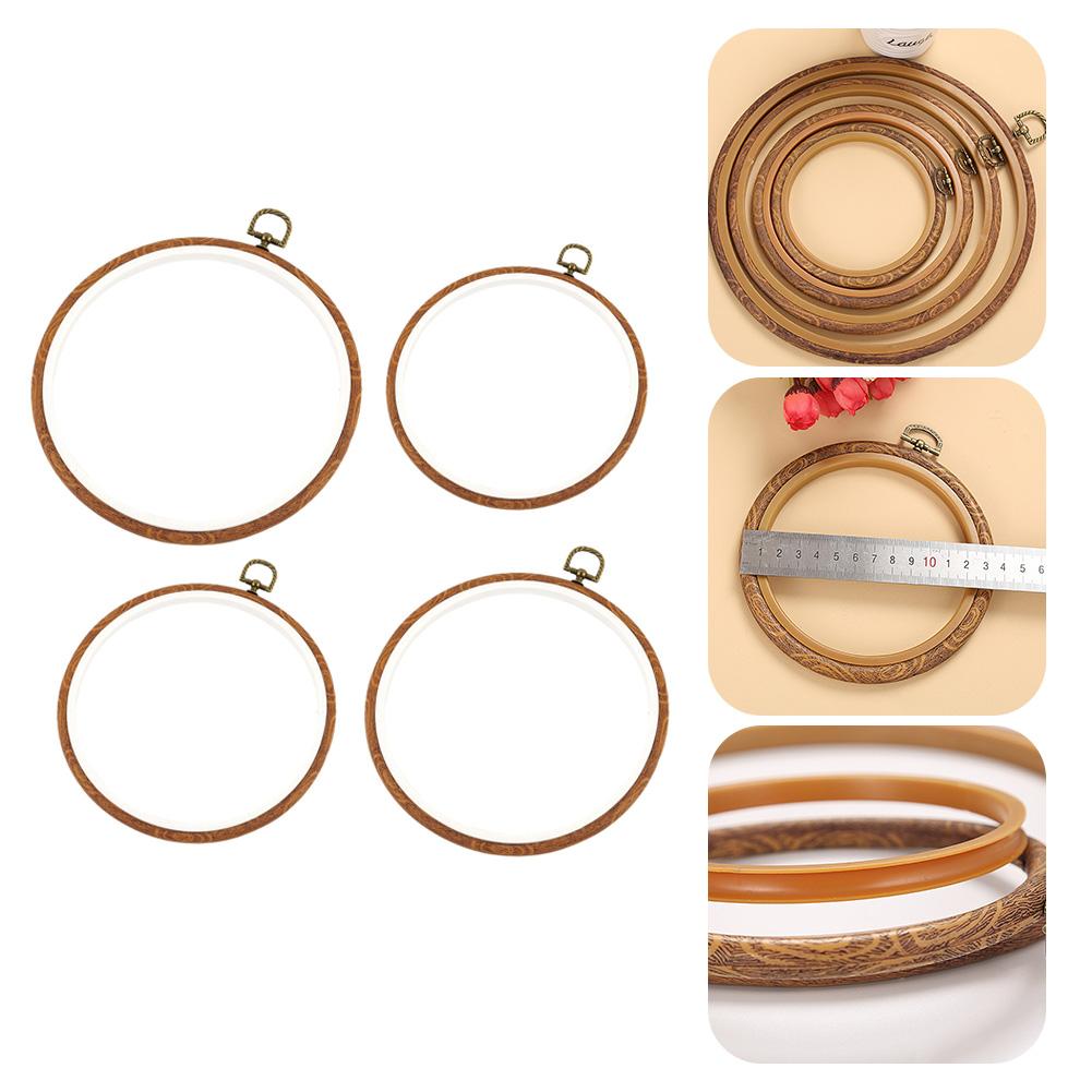 DIY Embroidery Tools Cross Stitch Set Crafting Projects Easy To Adjust Perfect For Crafts Rubber And Plastic Materials