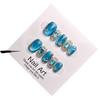 Nail Patch Handmade Blue Cat Eye Short Nails Fashion Temperament Everything