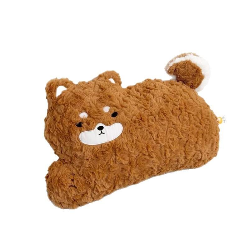 Creative Cartoon Cat Plush Pillow With Embroidered Animal Design For Sofa And Bed Comfort