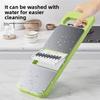 Stainless Steel Multi-Functional Vegetable Peeler 3, 5, or 6 Blades with Hand Guard Perfect for Kitchen Use
