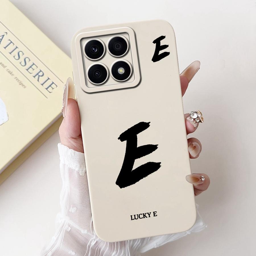 For Honor X8 X8a Case for HonorX8 4G X 8 A CRT-LX1 Soft Silicone Phone Coque Letter Painted Shockproof Protective Fundas Cover