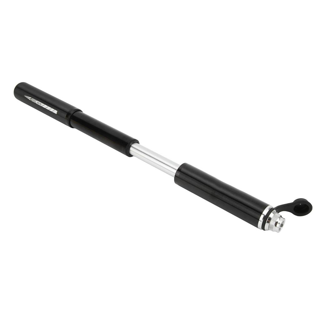 ENLEE Mini Portable Bike Pump 160PSI High Pressure Telescopic Tire Pump Fits Presta and American ValveBlack