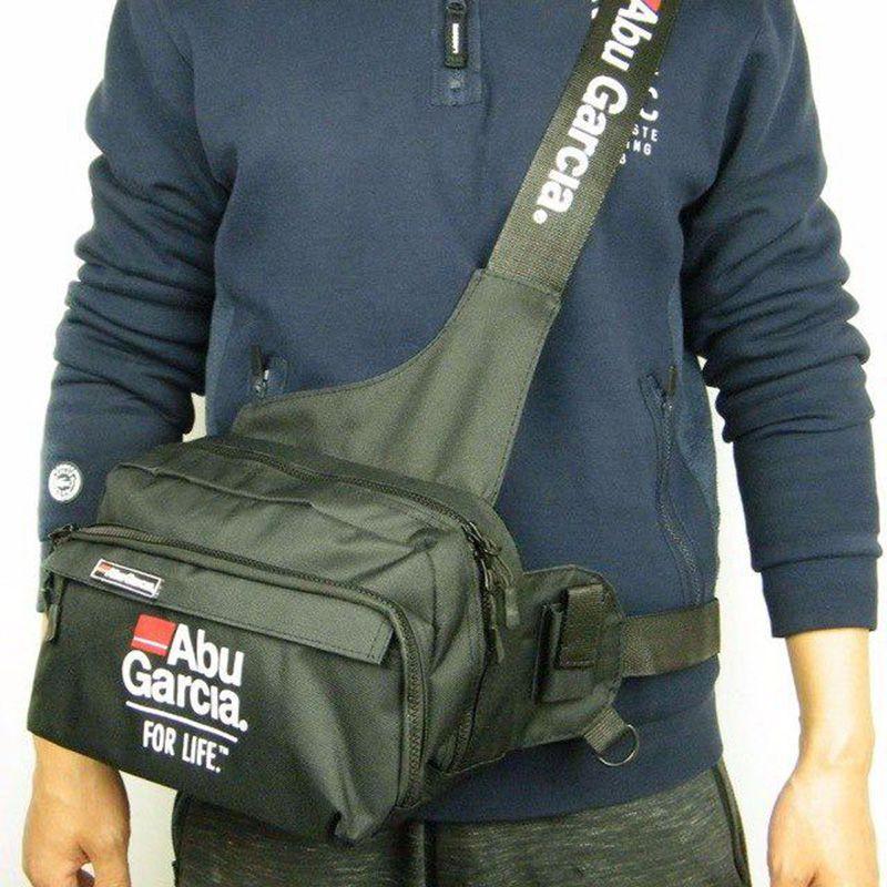 Garcia Fishing Tackle Bag Waterproof 600d Nylon Durable Outdoor Waist Bag**