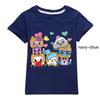 Children's Short Sleeve T-Shirt Girls Casual Comfort Top Daily Cute Print T-Shirts Girls