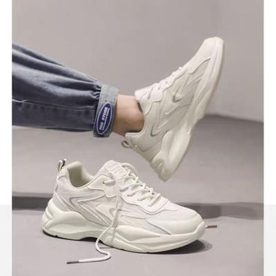 Summer Men's Shoes 2025 Breathable Running Sports Shoes Thick Soled Men's Shoes Trendy Versatile Mesh Casual Sneakers