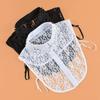Perfect Match Elegant White Lace Detachable Collars For Women Floral Hollow False Collar Shirt Fake Half Shirt Collar Remoable Faux Col Tie