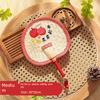 Summer Large Palm Fan, Children's Hand-Held Fan, Summer Handmade Woven Old-Fashioned Baby Mosquito-Repelling Small Banana Fan