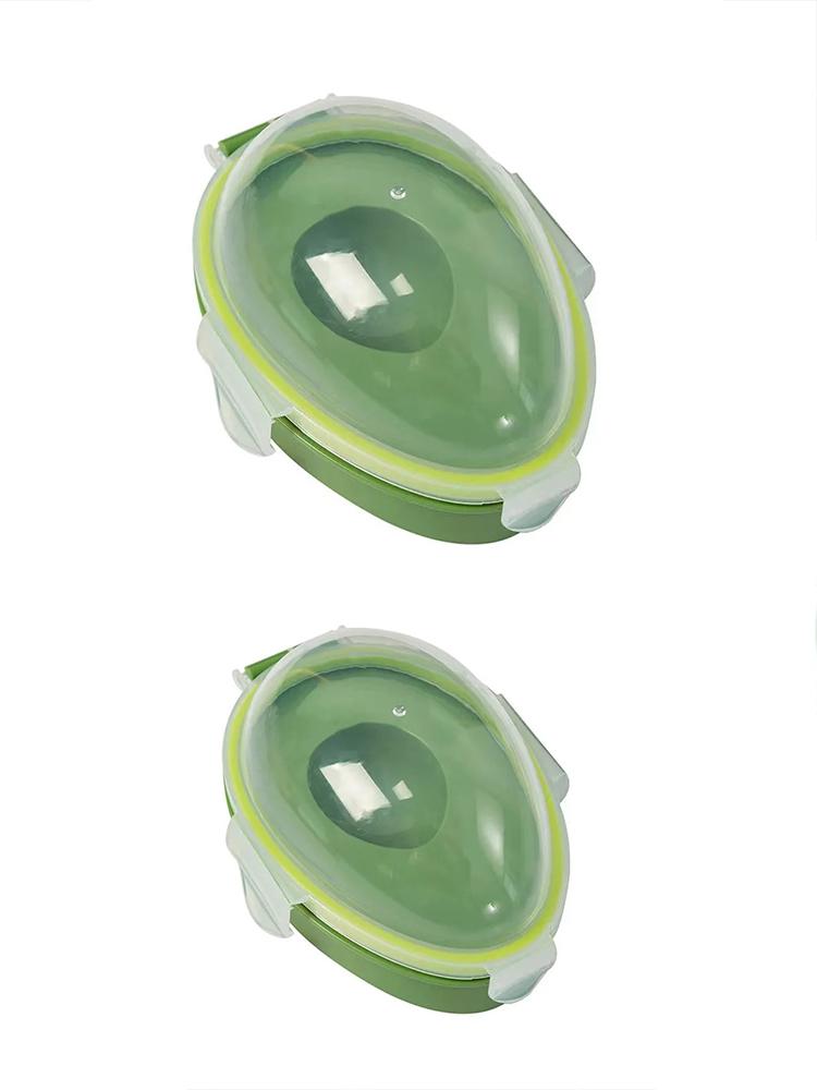 2 PCS/1 PCS Avocado Sealed Box Kitchen Storage Small Tool New Avocado Preservation Box Avocado Preservation Storage Box