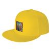Fashion city of the future  amazing city  fantasy city  Flat Brim Sun Hat  Suitable For Long Faces Sun Visor Cap