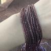 5 Stränge, Naturstein Spinellperlen, Boho Rötlich-Braune Lose Zwischenperlen, 2mm, 3mm für DIY Halskette, Armband, Fußkettchen Zubehör Unisex Basteln 38cm