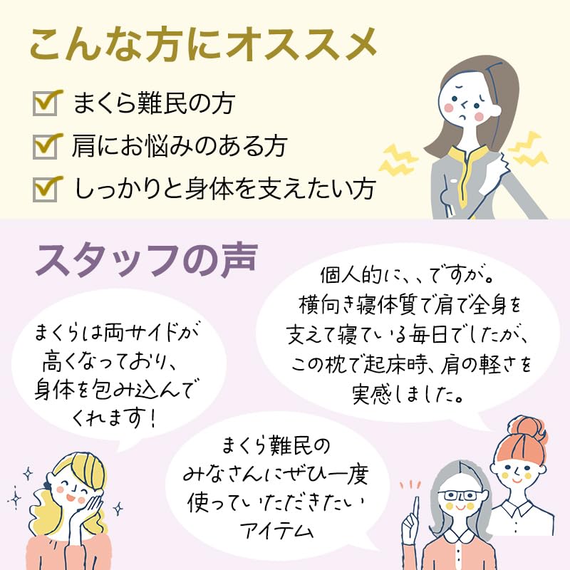 Showa Nishikawa Official Shoulder-Friendly Pillow SN2080, 65 x 45cm, Product Number: 2211060180931