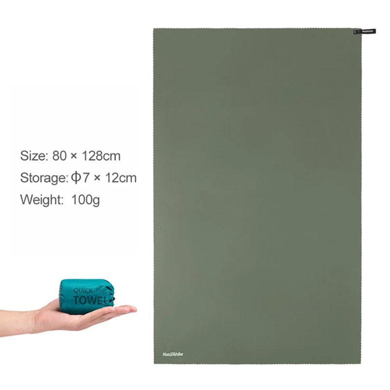 Naturehike Quick Drying Absorbent Bath Towel, Backpacking Hiking, Swimming Compact Travel, Breathable Beach Gym Yoga Towel