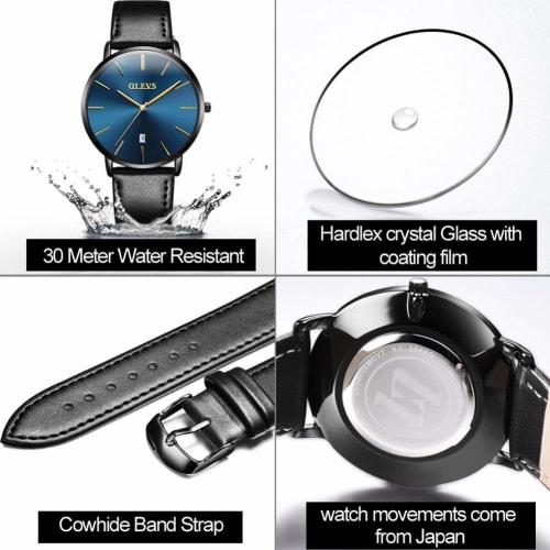 OLEVS Pair Watches, Popular Couple Watches for Men and Women, Pair Watch Set, Surprise Gift, Wedding Anniversary Gift, Couple's Anniversary Gift, Moth