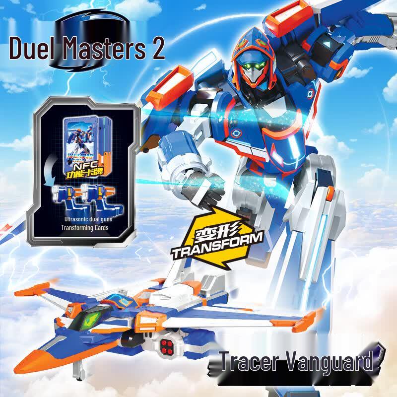 JUMPGO Card Warrior Transforming Robot Toys