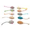 Plush Mouse Cat Toy Soft Stuffed Mouse Toy with Rope Tail Prefilled Catnip Mouse Toy for Indoor Cats Play Hunting And Exercise