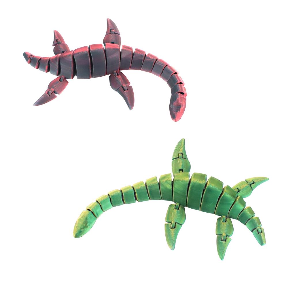 3D Printed Long Necked Dragon, Joint Movable Toy, Novel Dragon Ornament, Decorative Gift