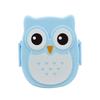 Fiambrera portátil con forma de búho, de plástico, apta para microondas, ideal para picnic, para niños, escuela, oficina, bento.
